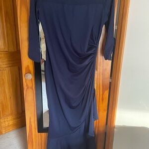 SHEIN Navy Long Sleeve Dress